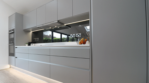 Modern Grey German Kitchen Milton Keynes